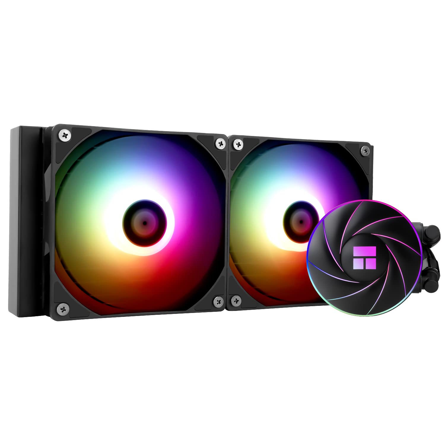 Detalle de Thermalright AQUA ELITE 240 ARGB Liquid CPU Cooler (240mm) with 2 x 120mm PWM Fans for AMD AM4/AM5 & Intel LGA