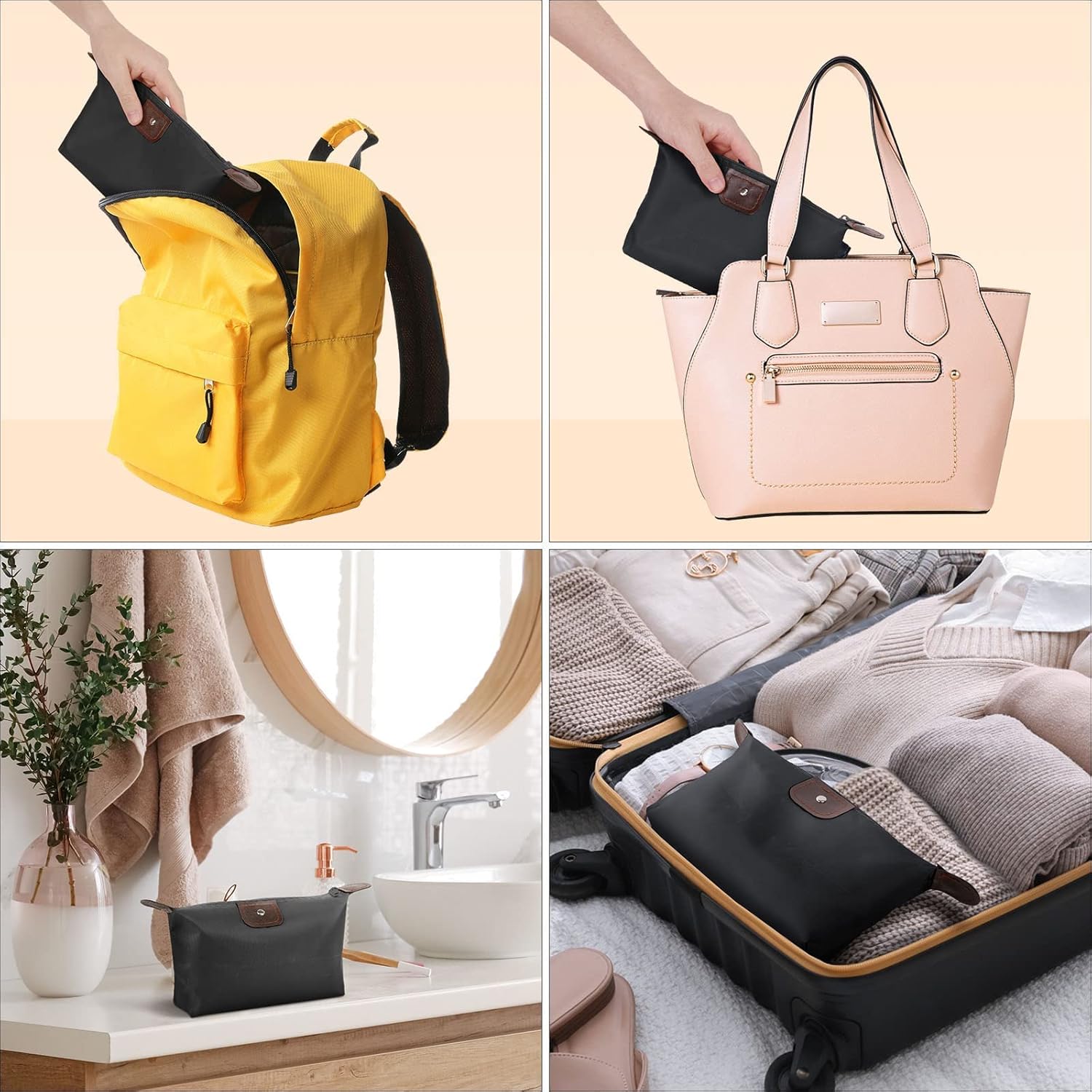 Thumbnail 5 de Aucuu 2PCS Petite Trousse de Maquillage