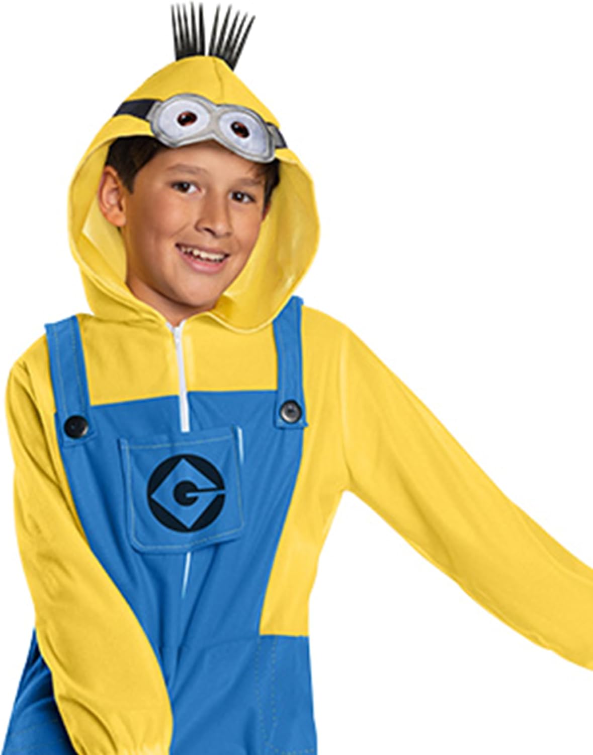 Detalle de Party City by Rubies Despicable Me Minion Costume for Kids, Fleece Jumpsuit