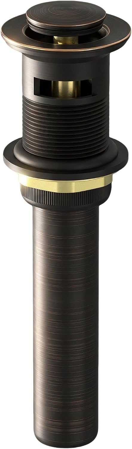 Georkios Bathroom Sink Drain, Brass