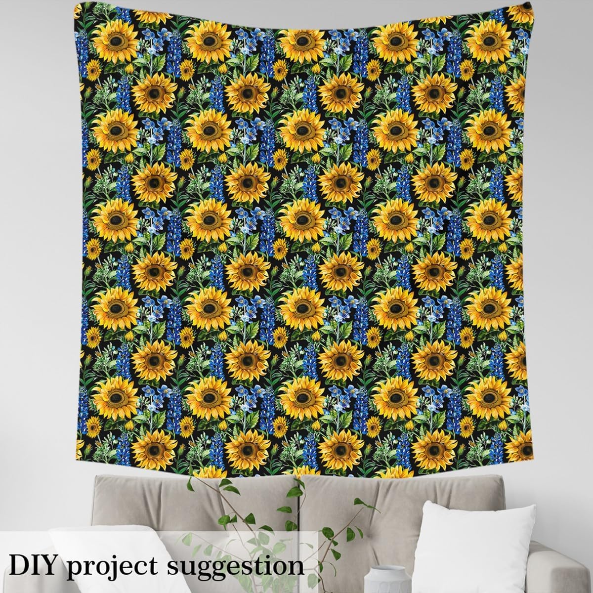 Detalle de Feelyou Floral Fabric by the Yard 3 Yards
