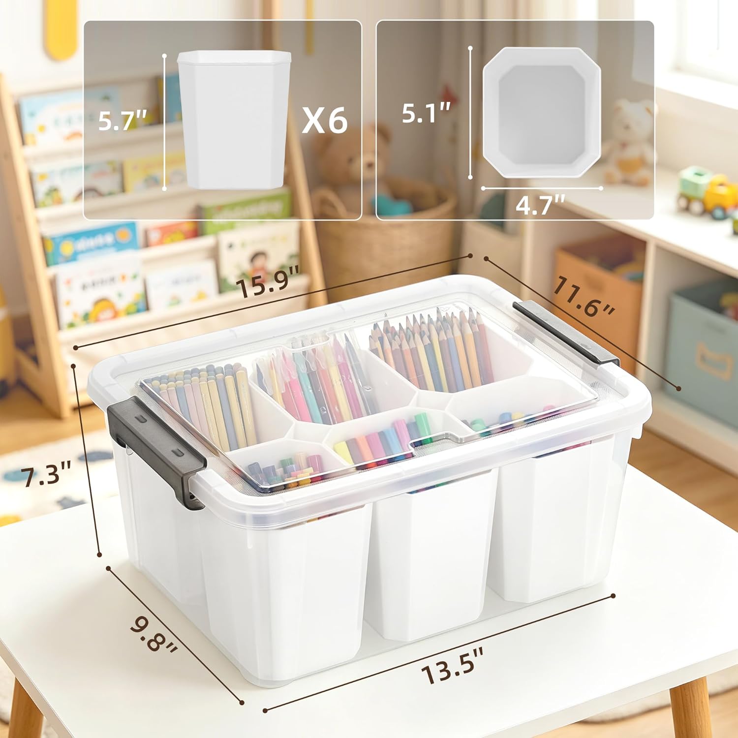 Thumbnail 2 de Citylife 17 QT Storage Bin