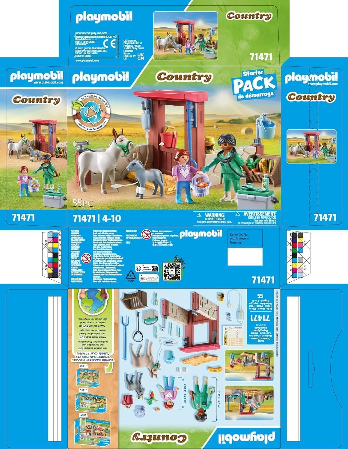 Thumbnail 6 de PLAYMOBIL Country Tierarzteinsatz bei den Eseln 71471