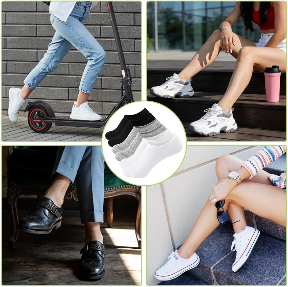 Thumbnail 6 de OFFCUP 1 Bamboo Trainer Socks, 6 Pairs of Low-Cut No-Show Liners