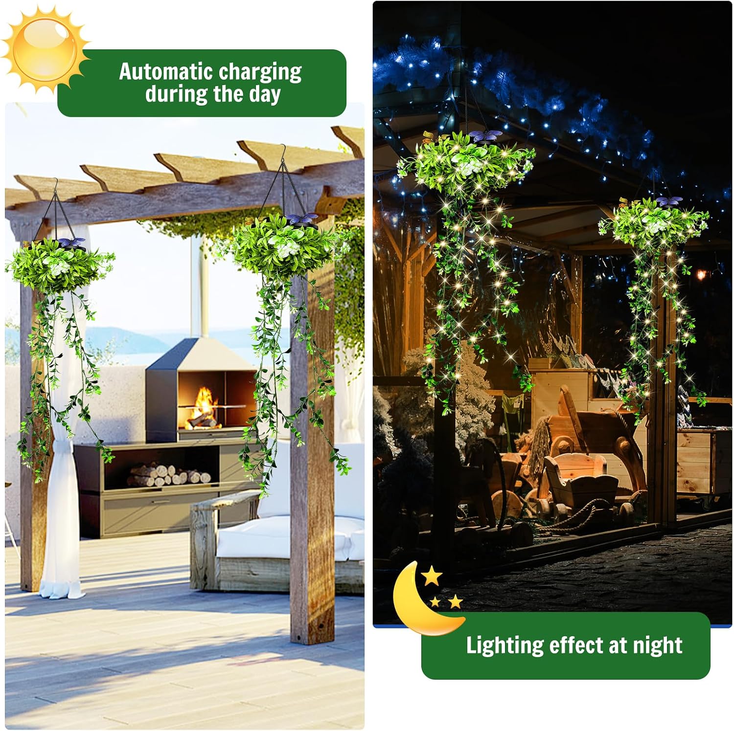 Detalle de KagoLing Luci Solari 66 LED