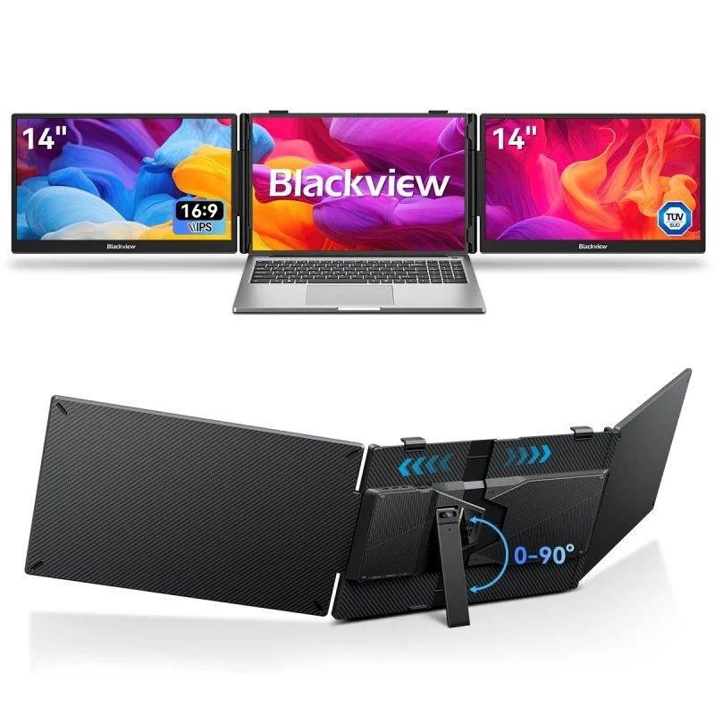 Detalle de Monitor Blackview DCM5 14" FullHD IPS con USB-C y altavoz integrado