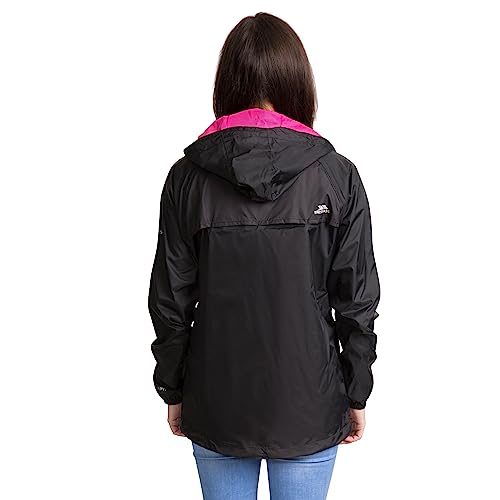 Thumbnail 3 de Trespass Womens Waterproof Packaway Jacket Qikpac Black, Size 18