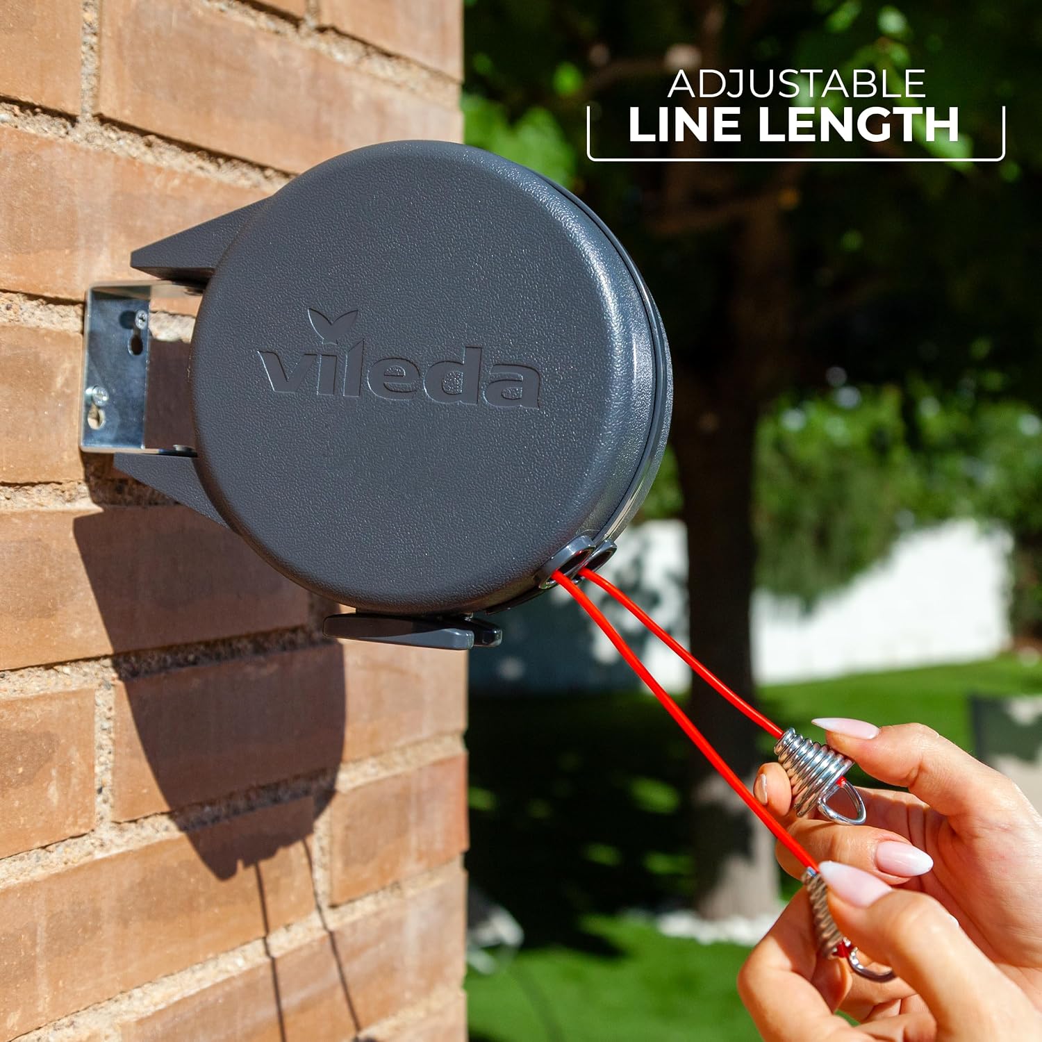 Thumbnail 3 de Vileda Dual Cordomatic Retractable Washing Line, 30m