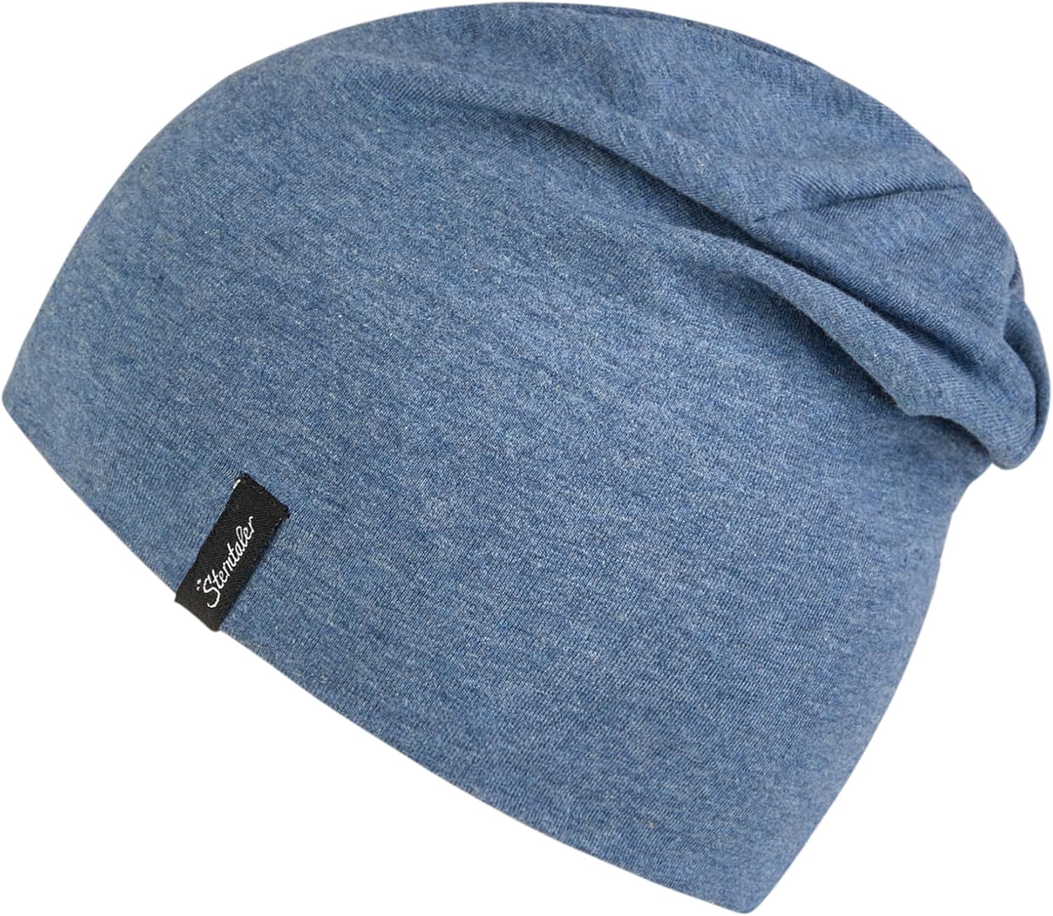 Detalle de Sterntaler OCS Beanie Melange – Unisex Baby Mütze aus Bio-Melange-Singlejersey mit Ohrenklappen