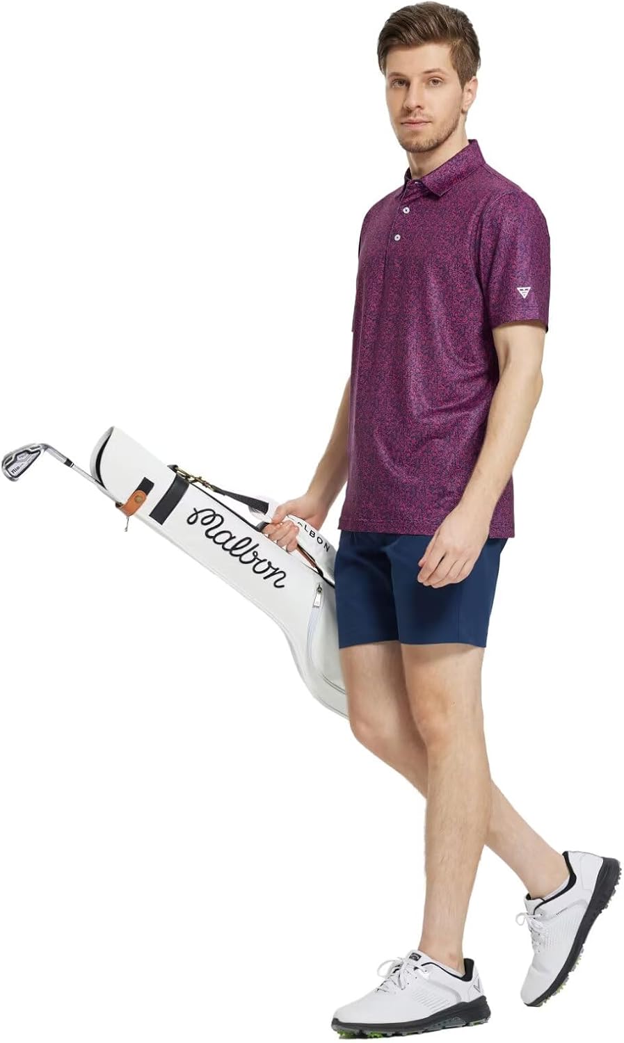 Detalle de M MAELREG Men's Golf Shirt Short Sleeve Dry Fit Print Polo