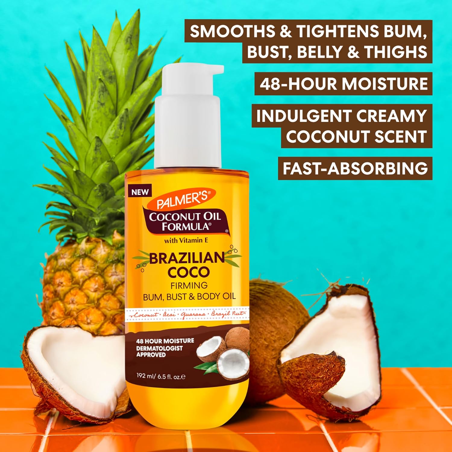 Detalle 2 de Palmer's Brazilian Coco Firming Oil 6.5oz