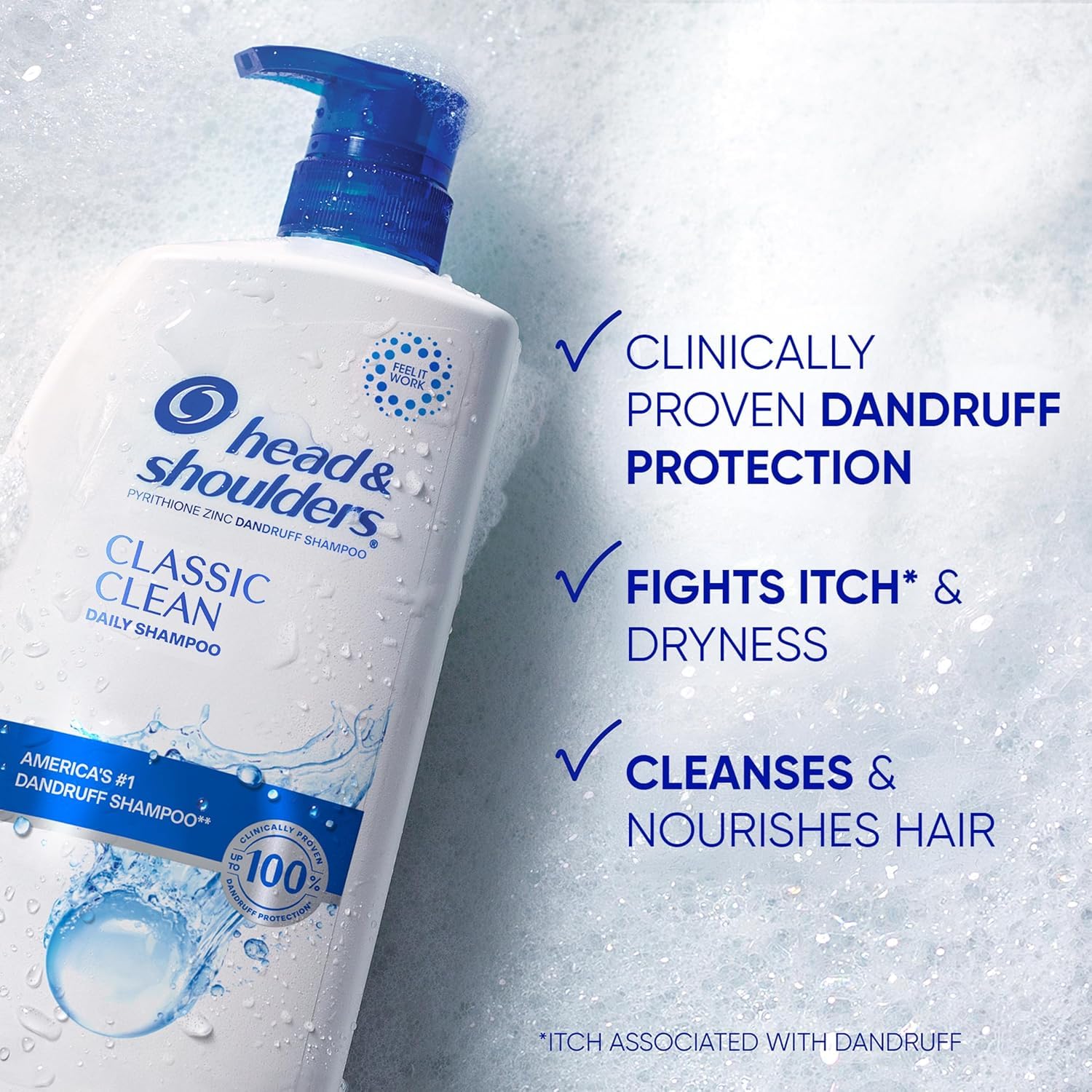 Thumbnail 1 de Head & Shoulders Classic Clean Shampoo, 32.1 oz
