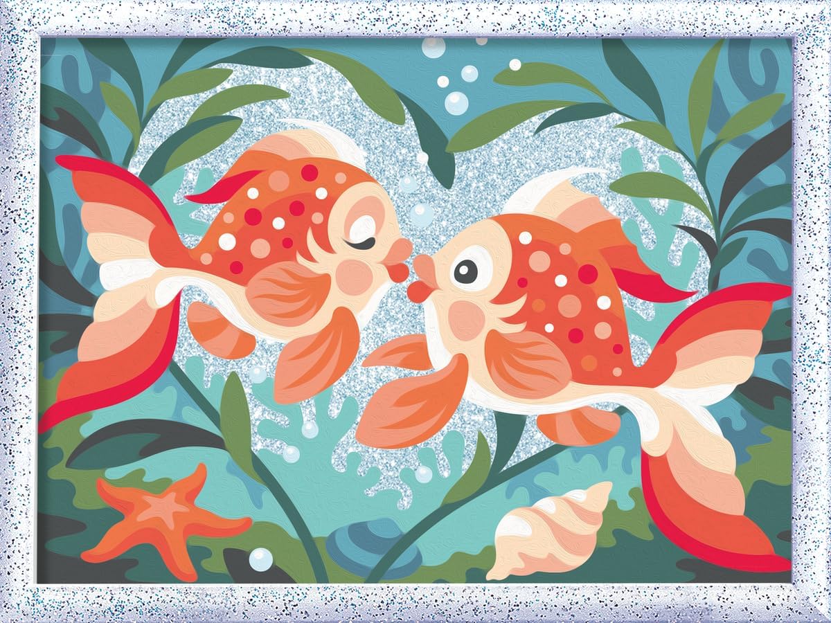 Detalle de Ravensburger CreArt Pesci innamorati 9+ kit