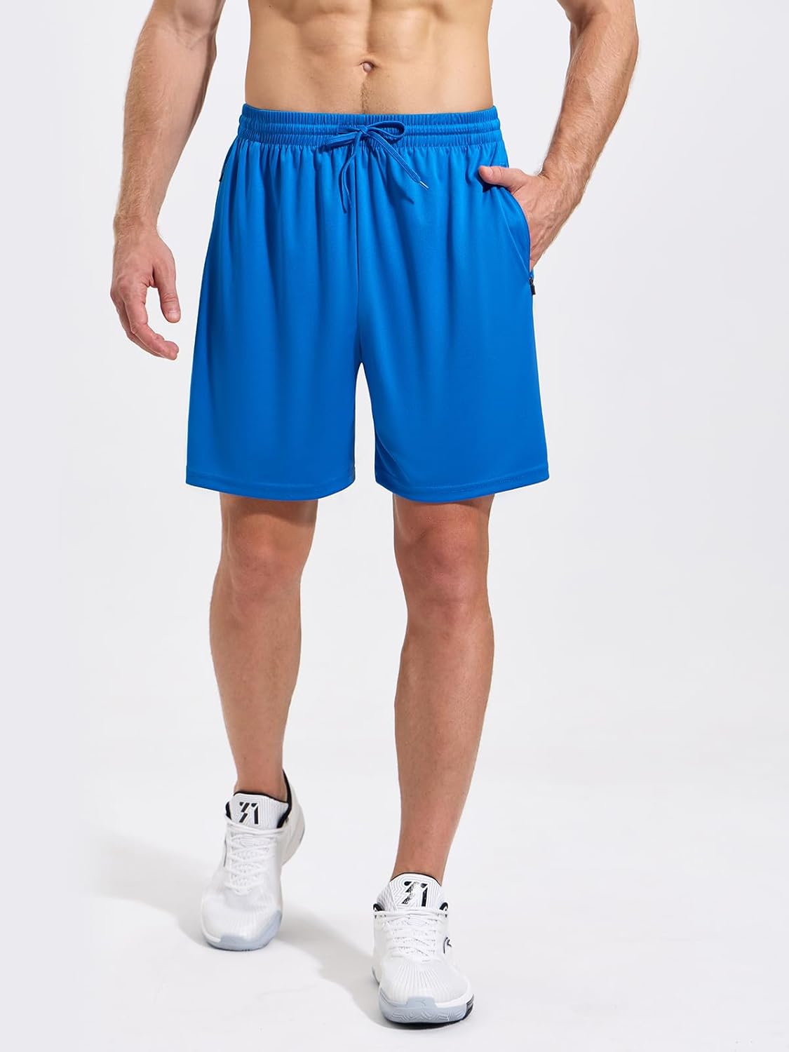 Thumbnail 1 de Cimic Men's Quick-Dry Running Shorts – 3/5 Pack (Lightweight Training Shorts with Zip Pockets)