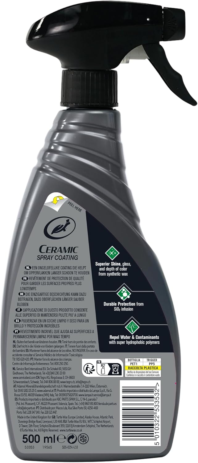 Thumbnail 5 de Turtle Wax Hybrid Solutions Ceramic Spray Coating 500 ml: protezione ceramica duratura e brillantezza esterna