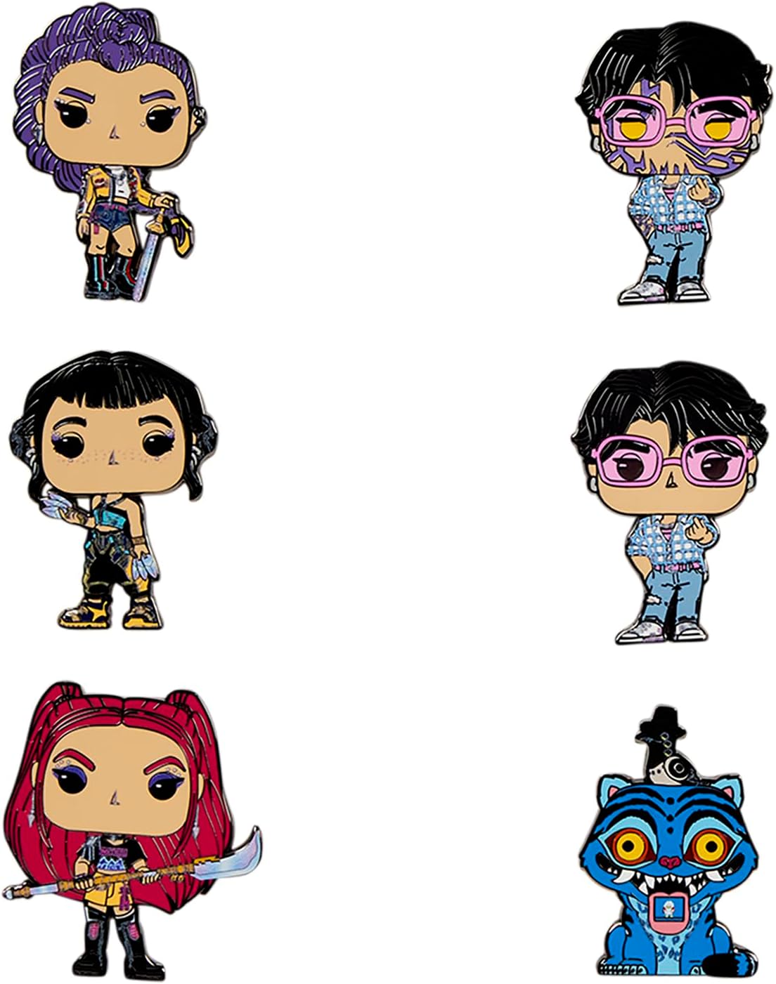 Thumbnail 1 de Loungefly KPop Demon Hunters Blind Box Enamel Pins