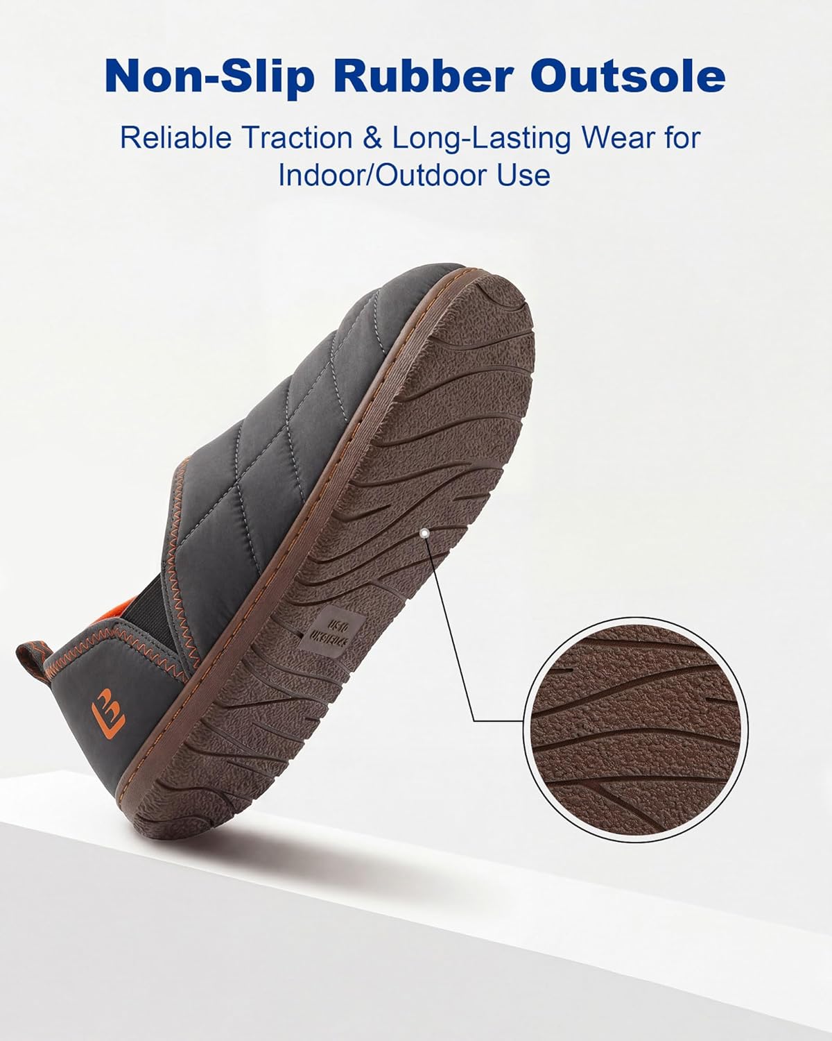 Thumbnail 6 de LongBay Men's Outdoor Slippers Memory Foam
