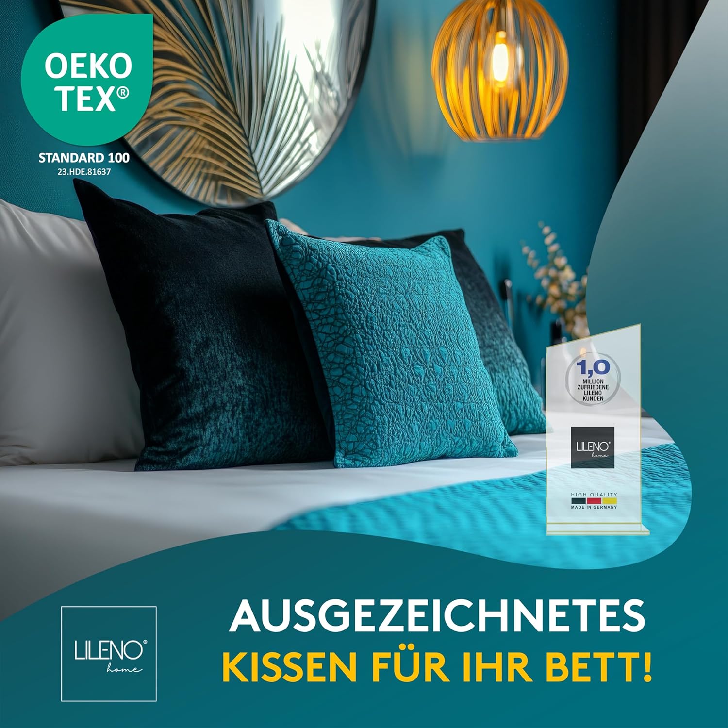 Thumbnail 6 de LILENO HOME 6er Set Kissenfüllung 40 x 40 cm – bis 95°C waschbar & allergikerfreundlich