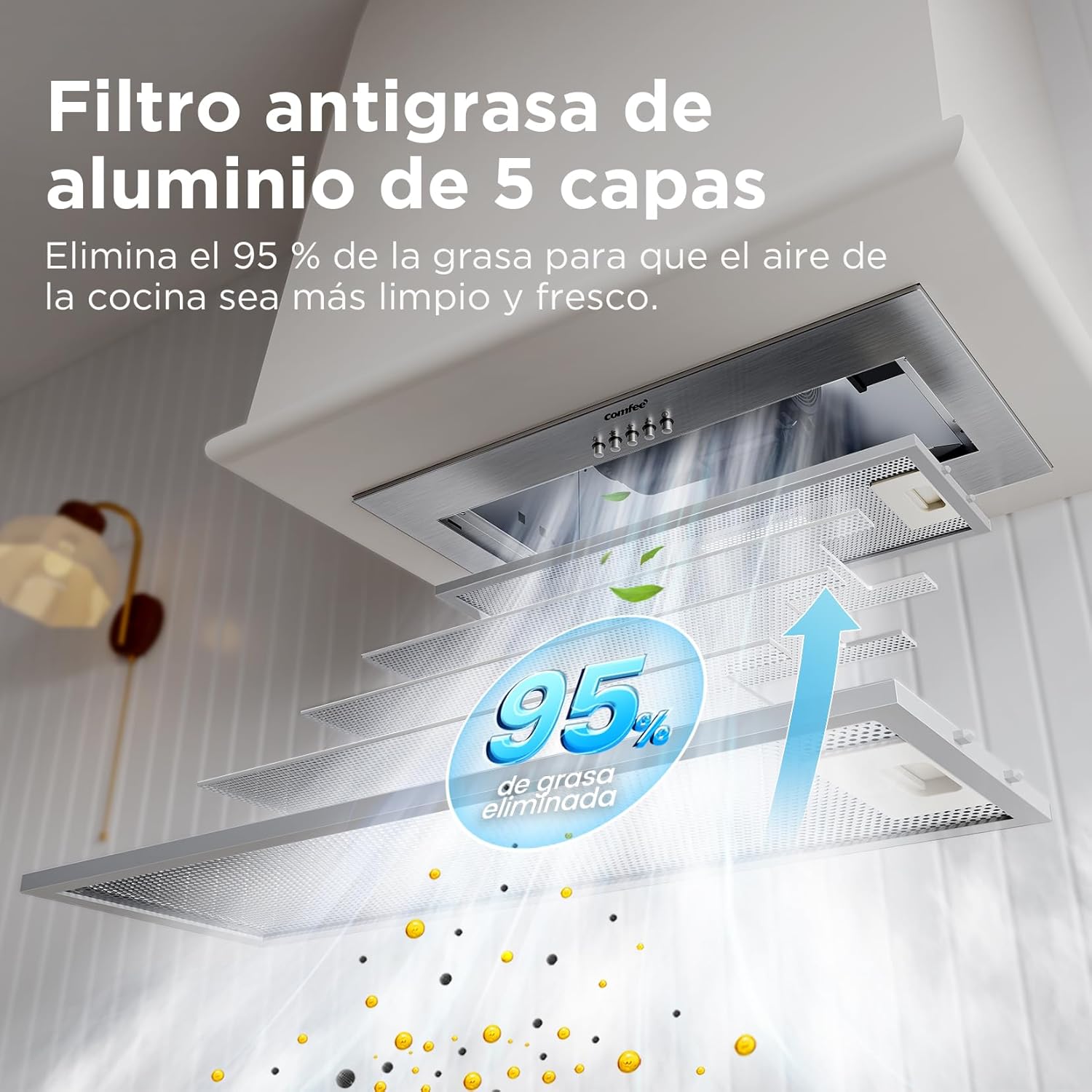 Thumbnail 2 de COMFEE' BIHT17SS-52 campana empotrable 52 cm 400 m³/h