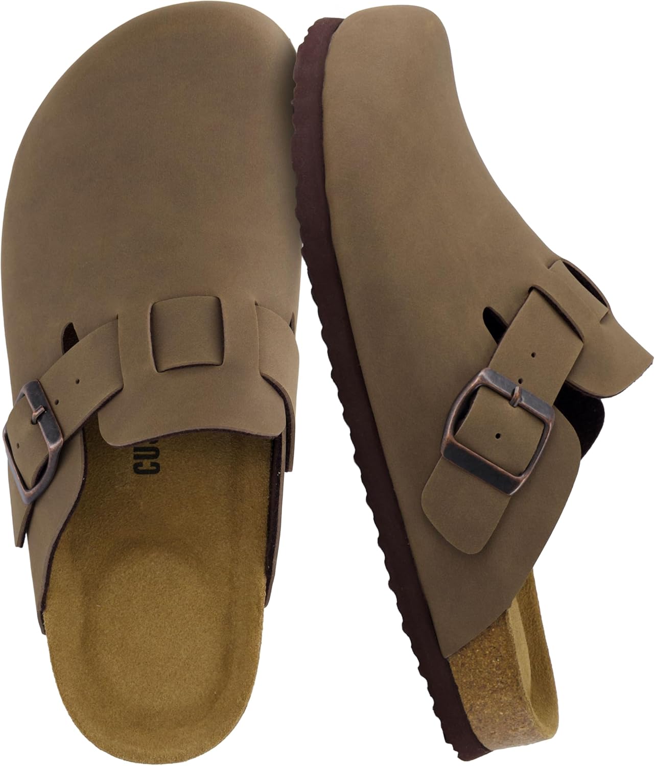 Detalle de CUSHIONAIRE Hana women's clogs with cork insole 👞