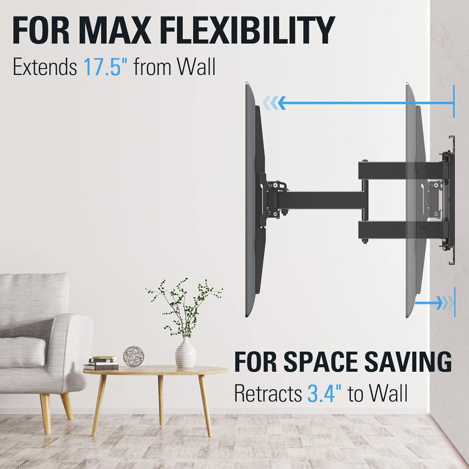 Detalle de Mounting Dream MD2380-24K Full Motion 99 LB