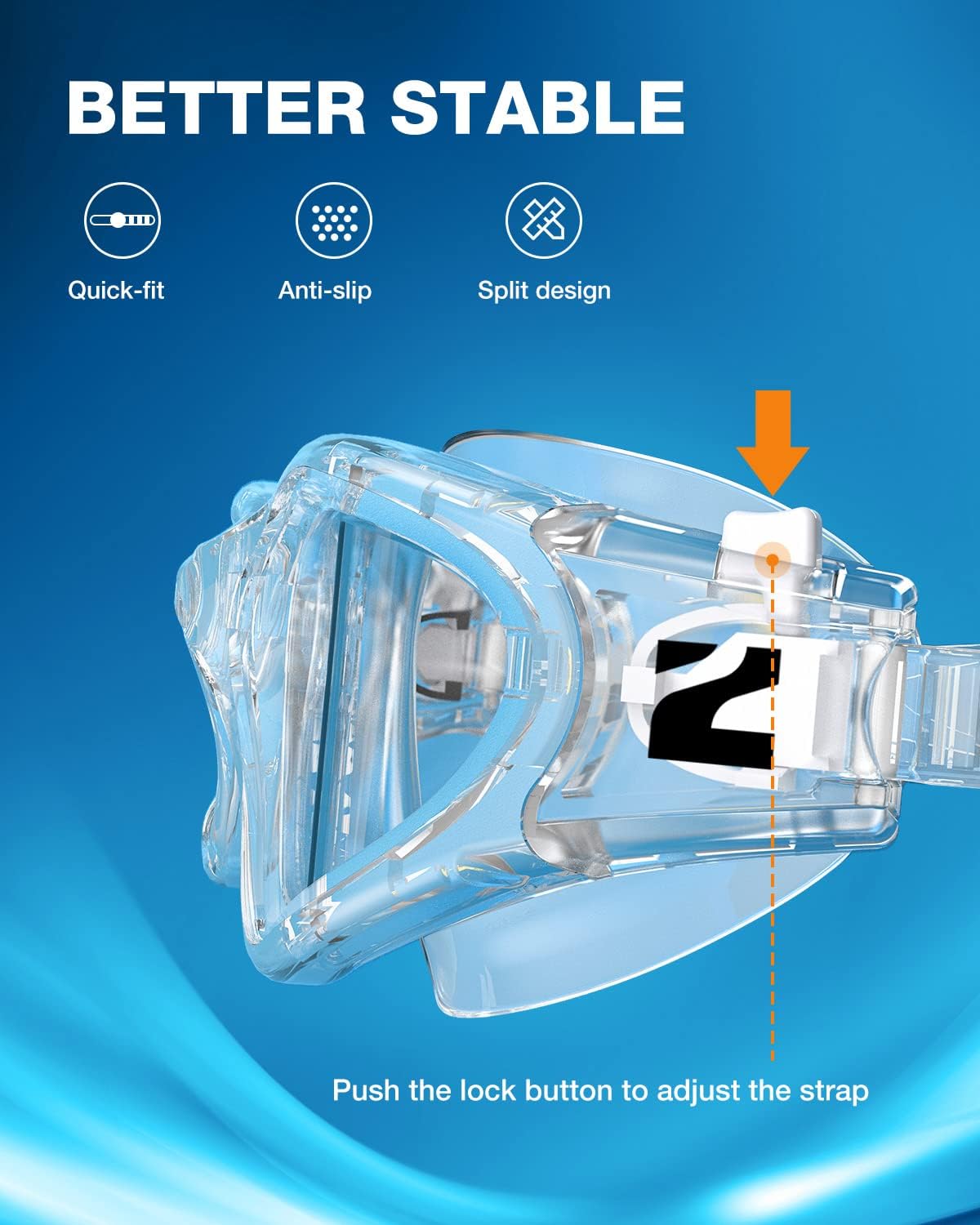 Thumbnail 4 de ZIONOR G1 SE Swim Goggles with Clear Anti-Fog Lenses and Adjustable Fit