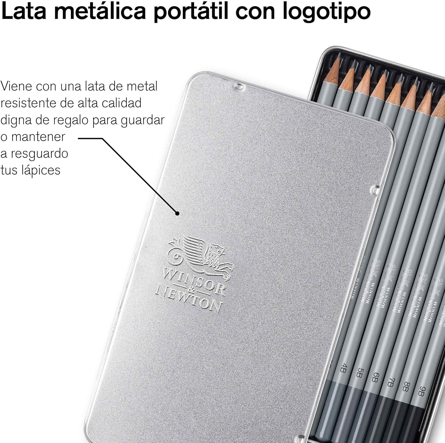 Thumbnail 5 de Winsor & Newton Studio Collection - 12 Lápices de Grafito Suaves ✏