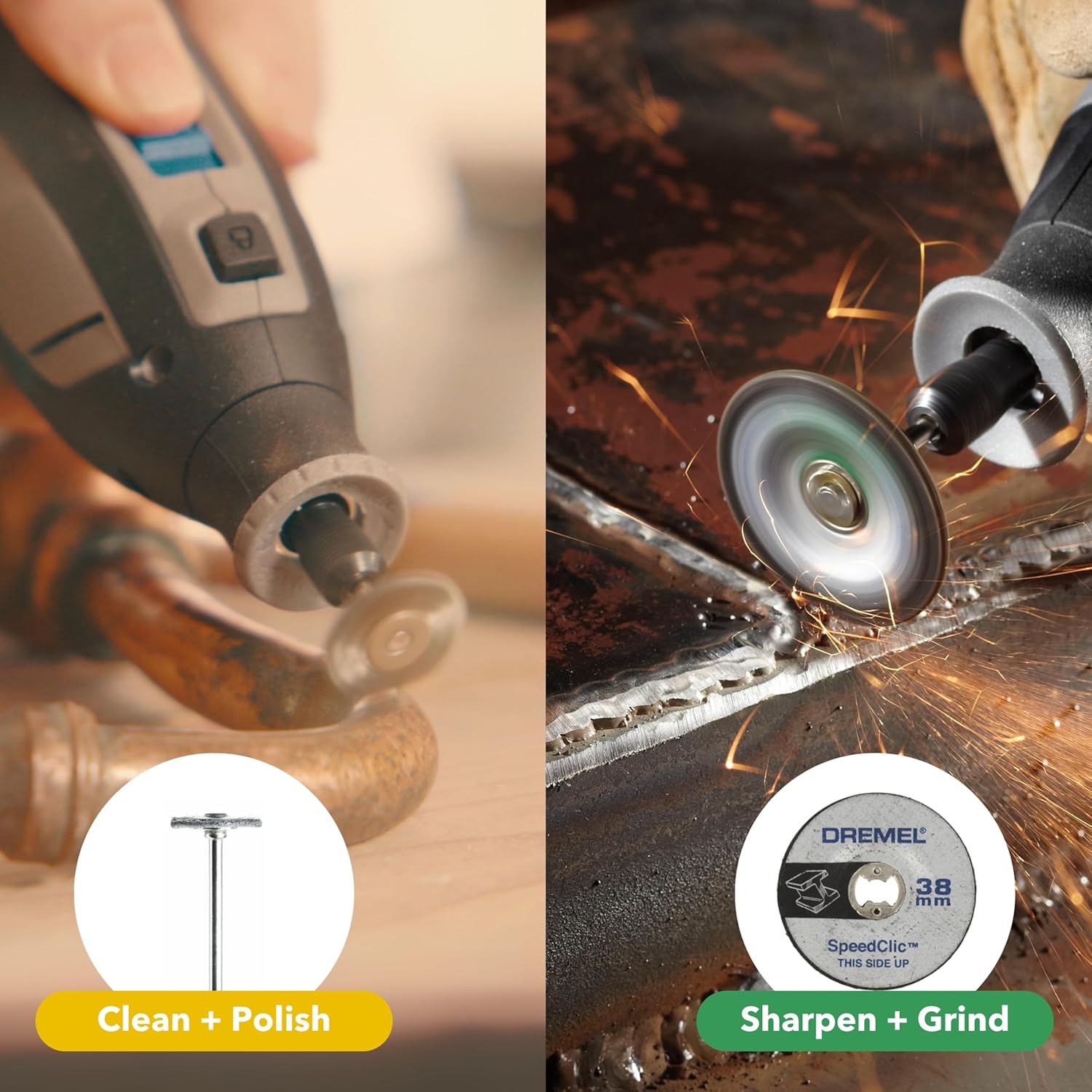 Thumbnail 4 de Dremel 8240 Cordless Rotary Tool 12V 2Ah Kit – variable speed 5,000–35,000 RPM with 45 accessories