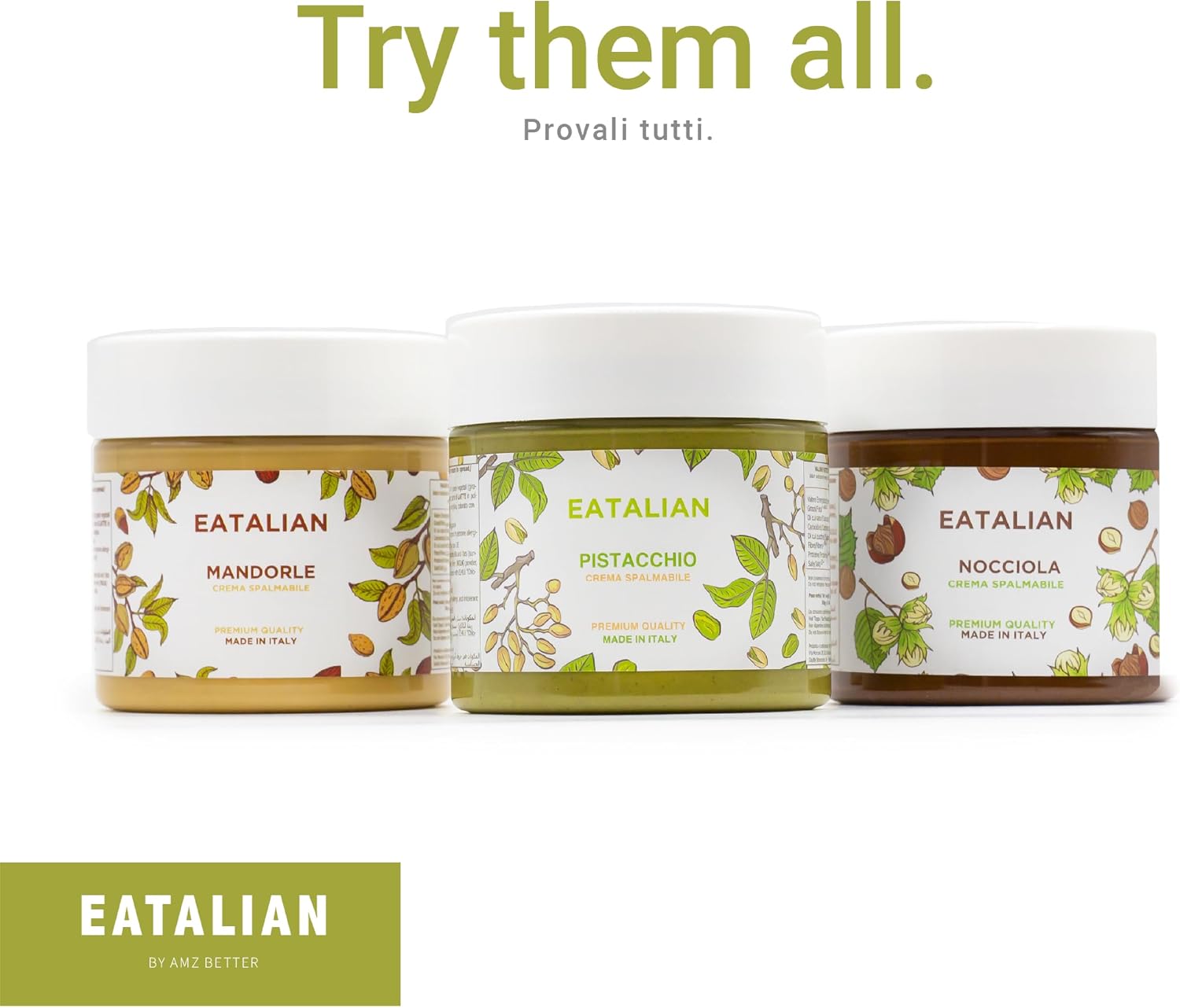 Thumbnail 6 de EATALIAN by AMZ BETTER Crema de Pistacho 🍫 500g Made in Italy