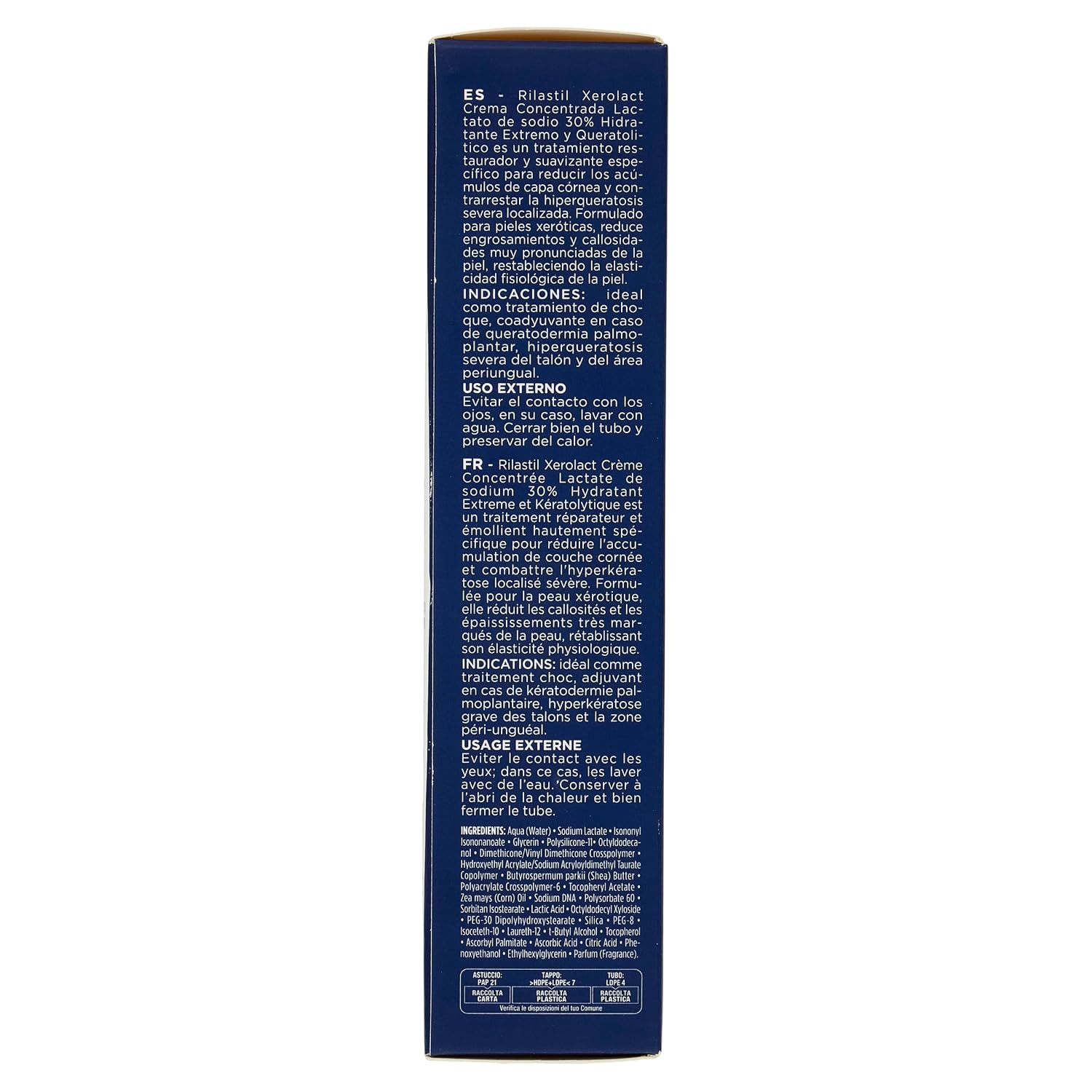 Detalle de Rilastil Xerolact 30% Feuchtigkeitscreme 40 ml