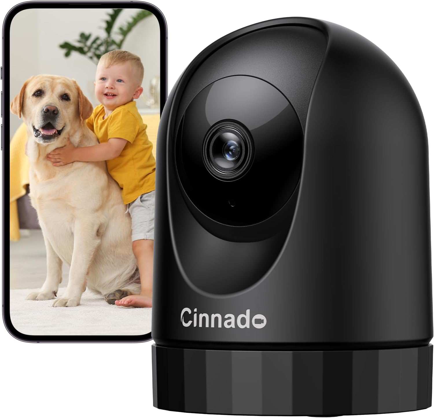 Detalle 2 de Cinnado D1 2K Indoor WiFi Security Camera