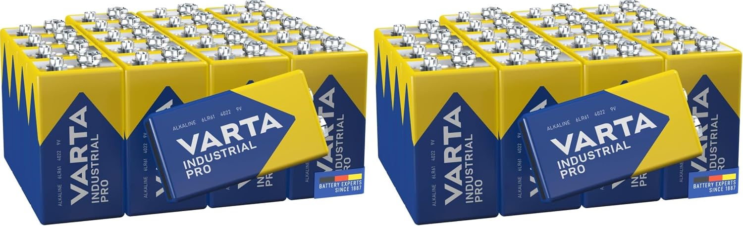 Thumbnail 5 de VARTA Piles AAA Industrial Pro – Lot de 40, Alcalines 1,5V, Made in Germany