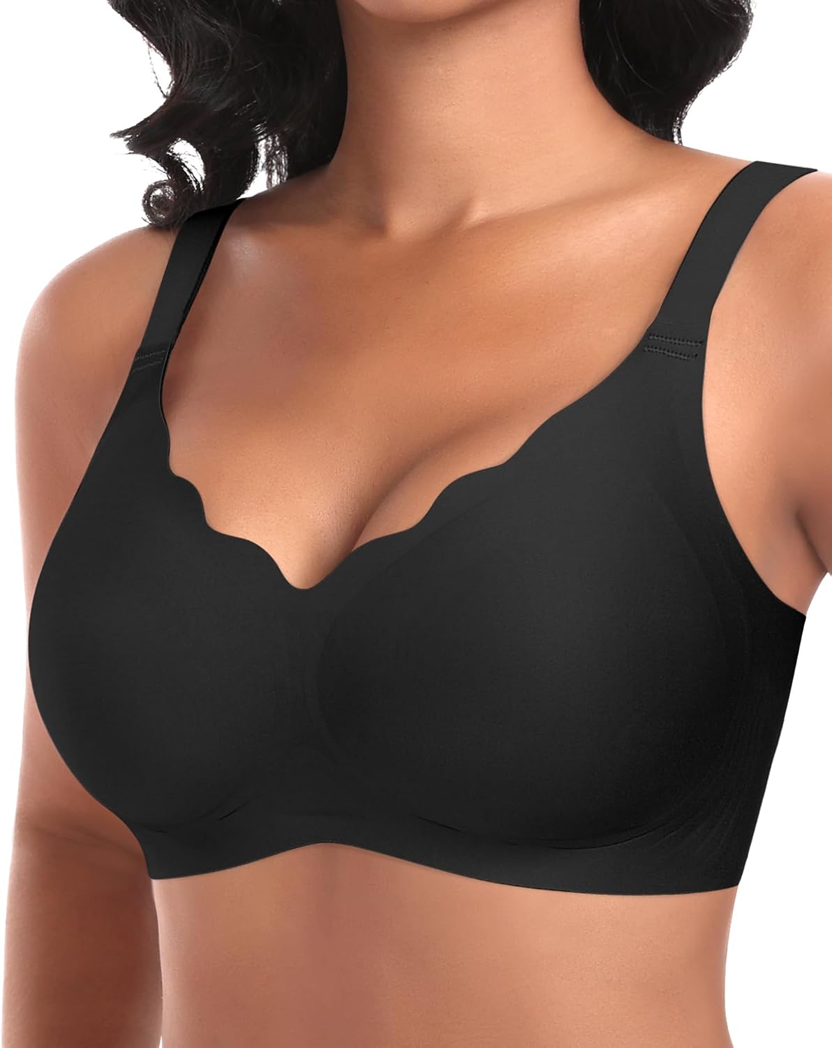 Detalle de Ganado WNBR003 Wireless Jelly Bra, Seamless Padded Full-Coverage