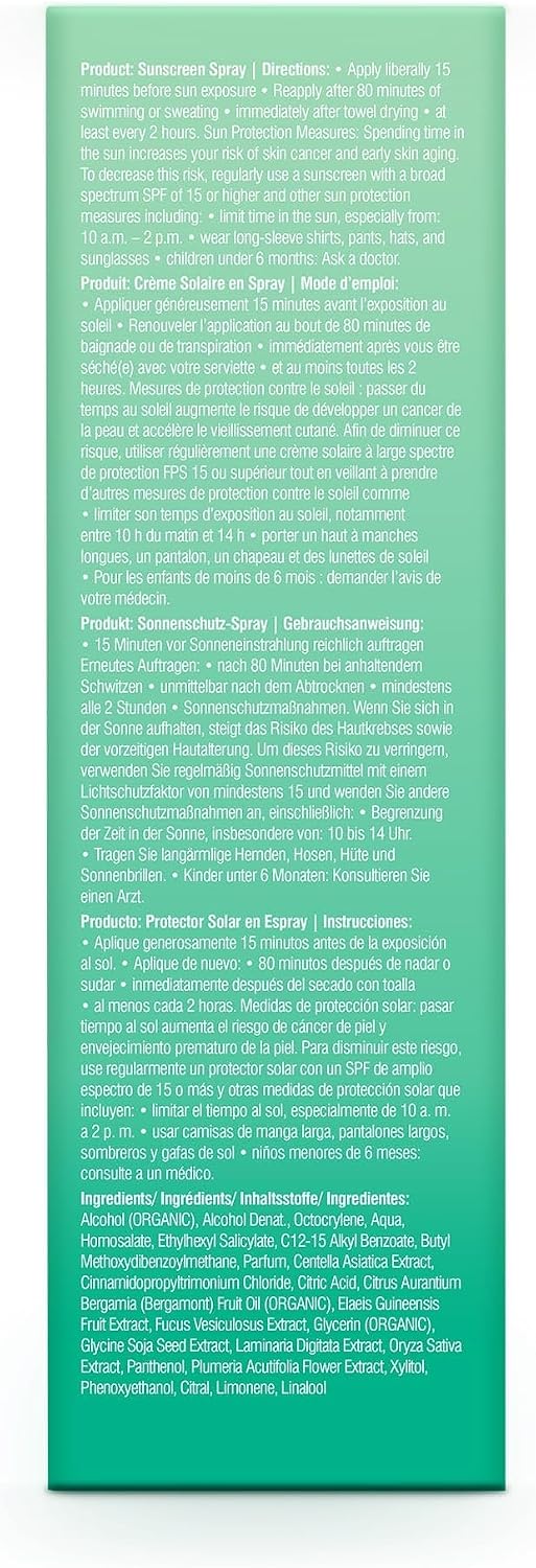 Thumbnail 2 de COOLA Scalp & Hair Mist Sunscreen SPF 30 (60 ml) – Brume solaire pour le cuir chevelu et les cheveux