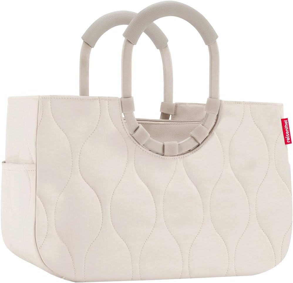 Detalle de reisenthel loopshopper M teddy leo cream – stabile Einkaufstasche aus recyceltem PET, mit viel Struktur