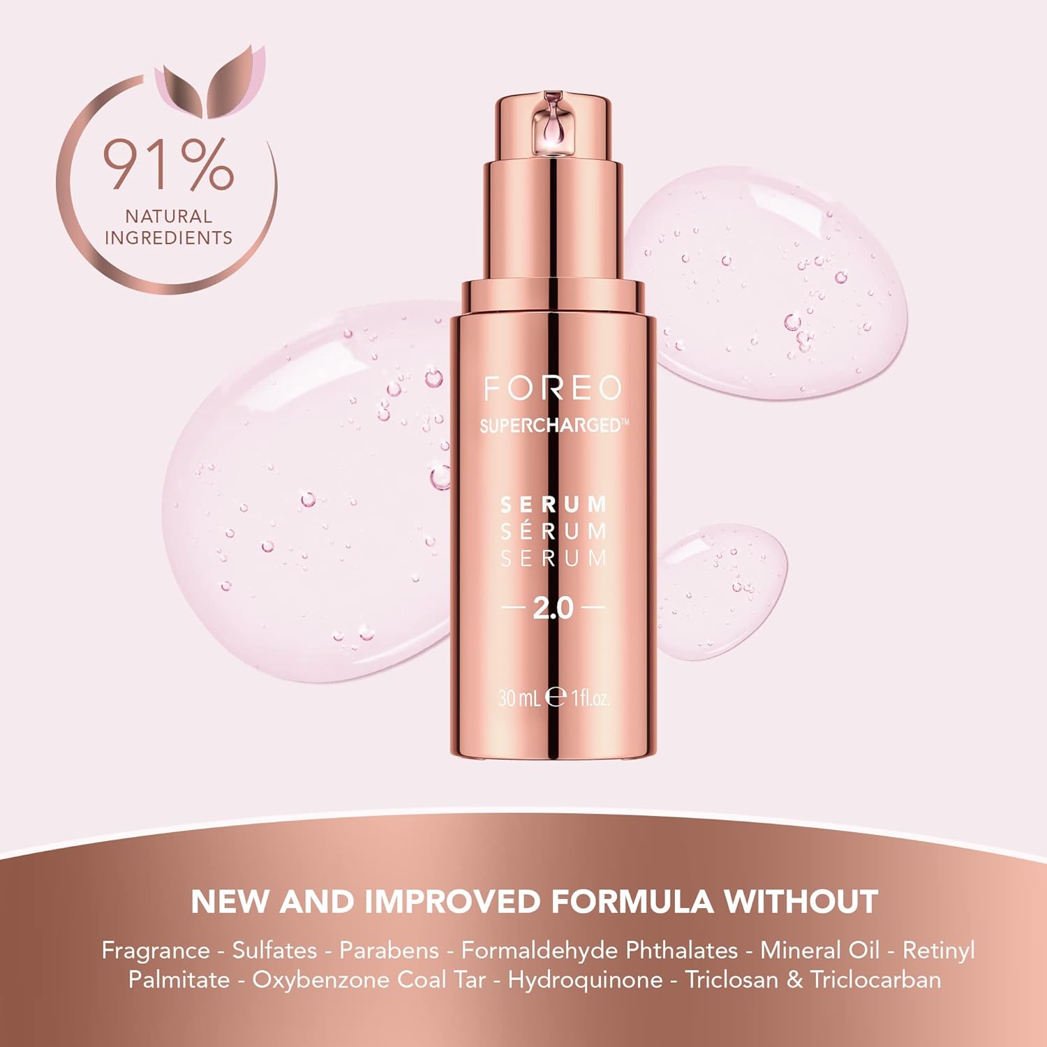 Thumbnail 4 de FOREO SUPERCHARGED SERUM 2.0 Leitfähiges Mikrostromgel mit Hyaluronsäure & Squalan – 30 ml
