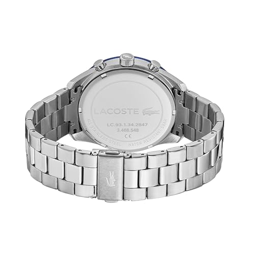 Thumbnail 2 de Lacoste Montre Chronographe à Quartz pour Homme Collection Boston – Bracelet Acier Inoxydable Argenté (2011081)