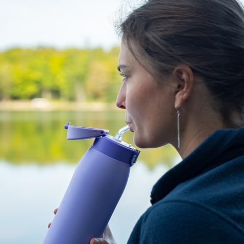 Detalle de Sparrow Botella Agua Acero Inox - 750 ml con 2 tapas, aislamiento al vacío