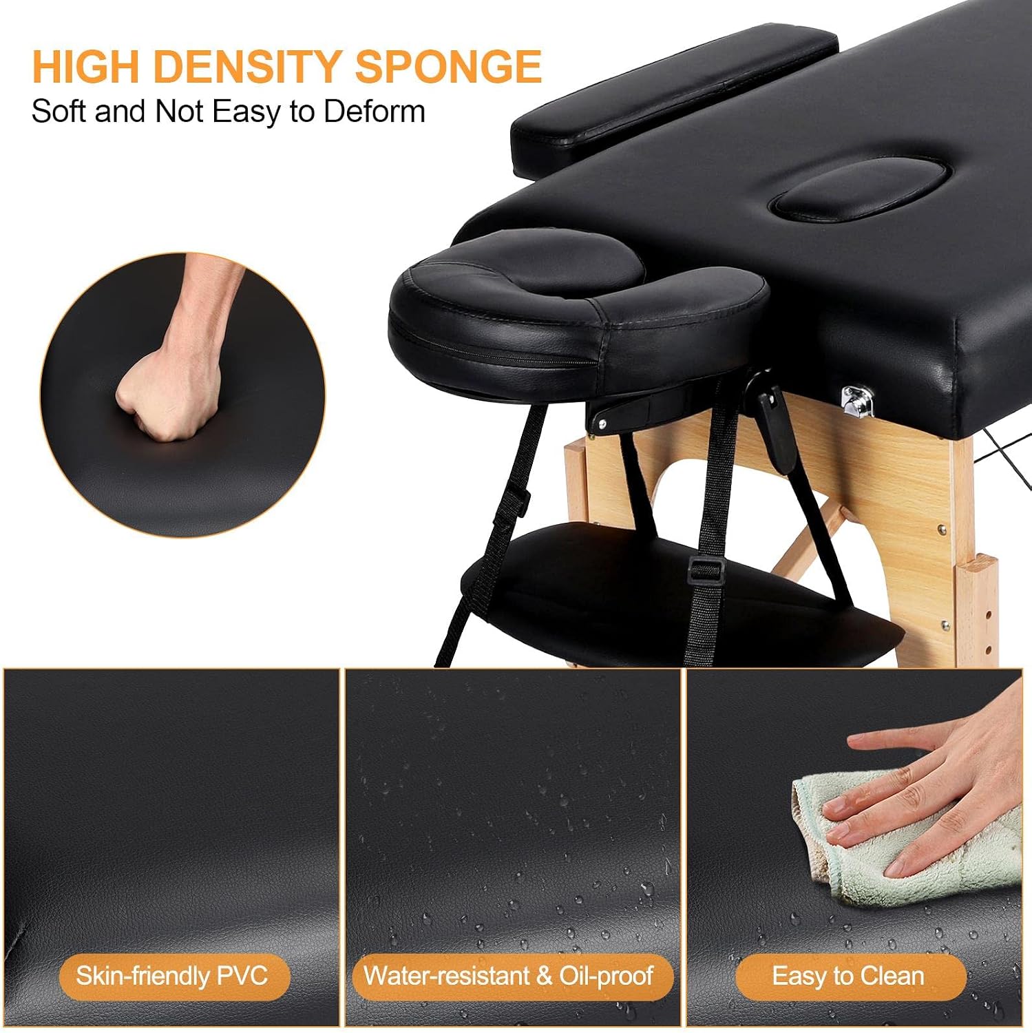 Detalle 2 de Yaheetech Portable Massage Table, 84 x 24 in