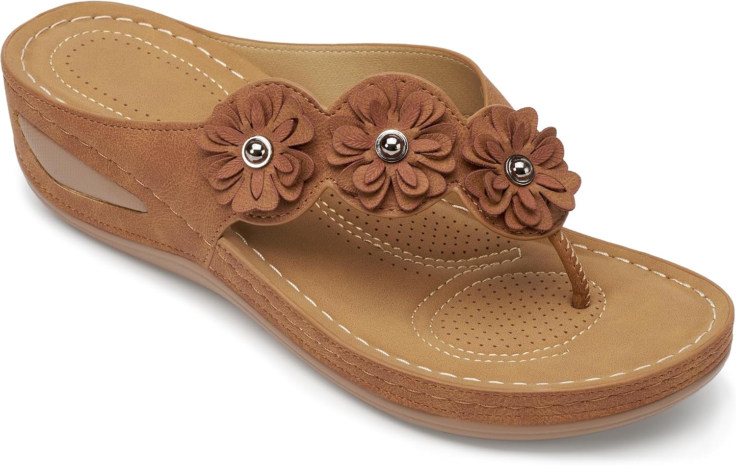 Thumbnail 6 de FUDYNMALC Women's Wedge Sandals, 1.97-Inch