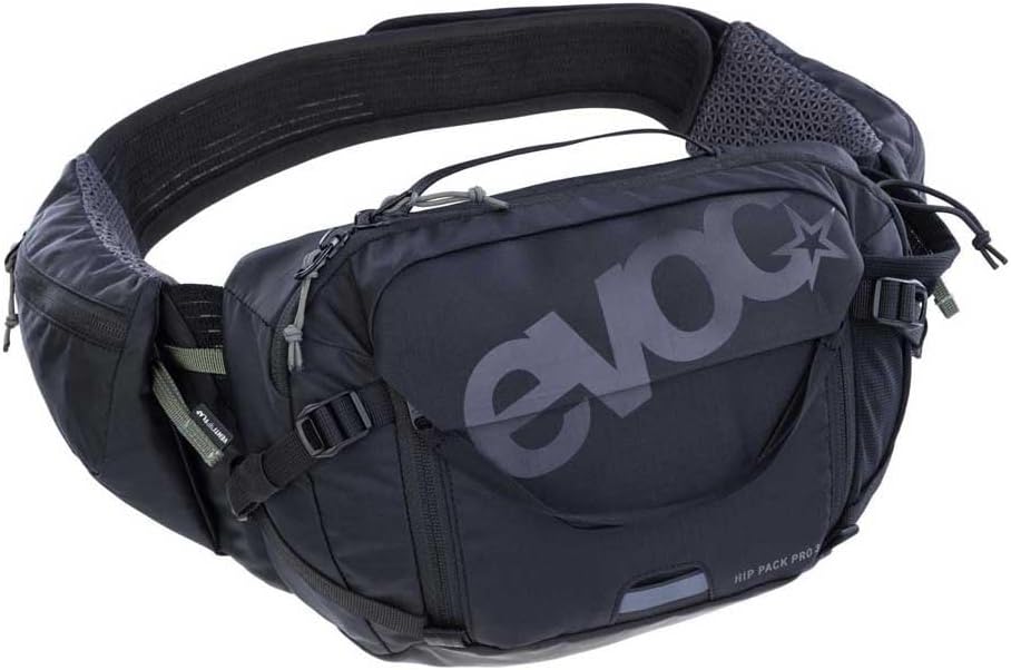Detalle de EVOC Hip Pack Pro 3 — Sac banane ventral 3 L pour trail et vélo avec système Air Flow Contact