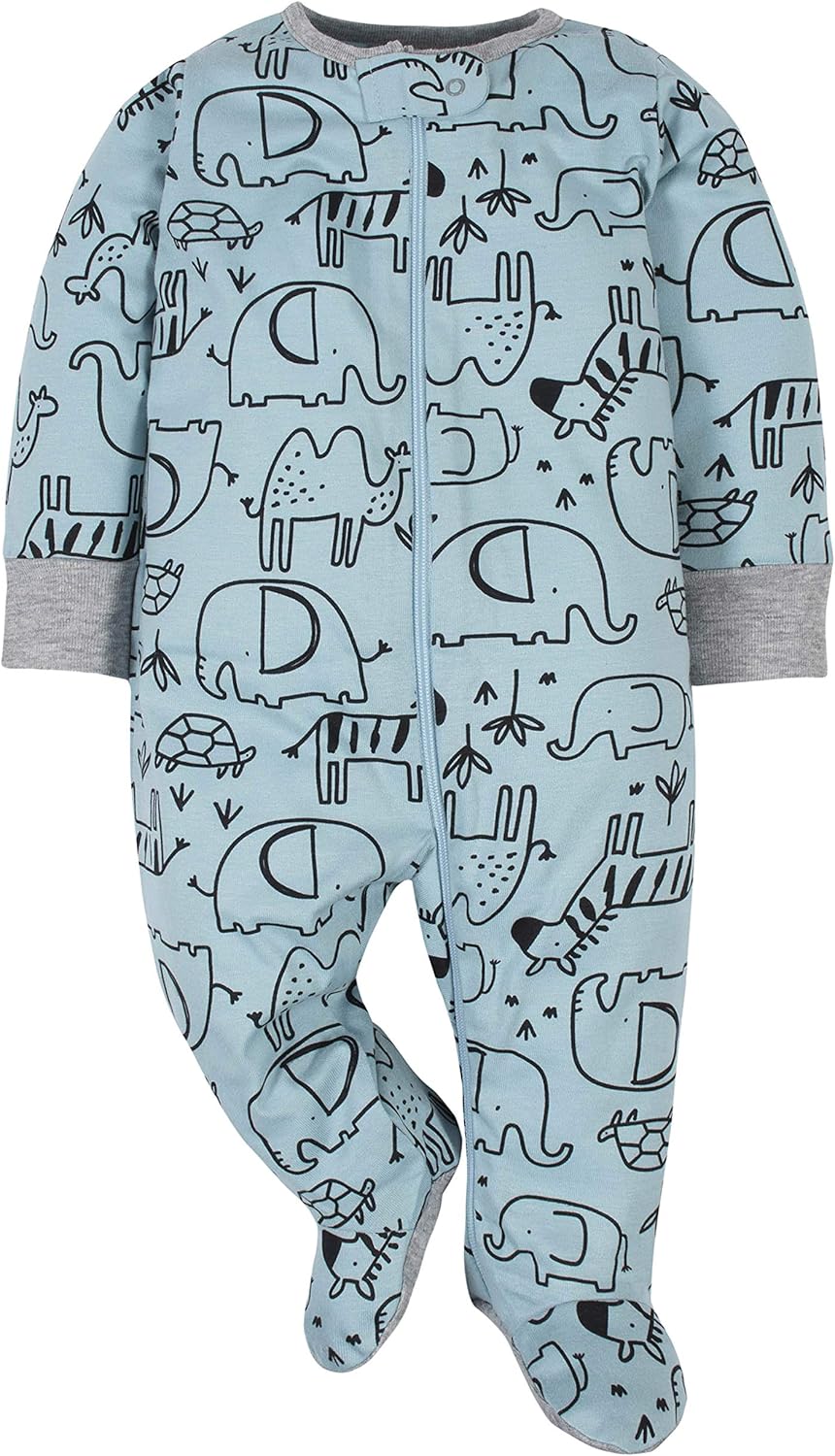 Thumbnail 1 de Gerber Baby Boys 4 Pack Sleep 'N Play Footie Sleepers
