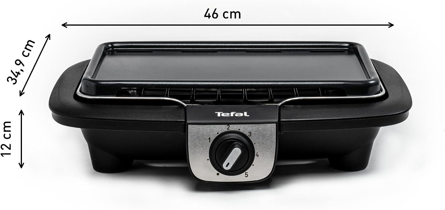 Detalle de Tefal EasyGrill 2-in-1 YY3818FB elektrische grill met planchaplaat, 2100 W