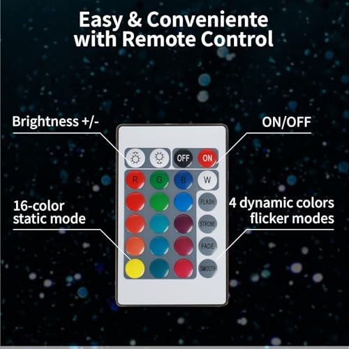 Thumbnail 4 de HooJtny Lámpara 3D Fútbol infantil con luz nocturna LED, 16 colores y mando a distancia