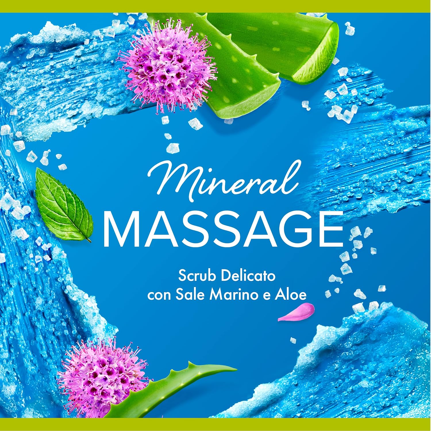 Detalle 2 de Palmolive Bagnoschiuma Thermal Spa Mineral Massage 500 ml × 6 – Gel doccia con sale marino e aloe