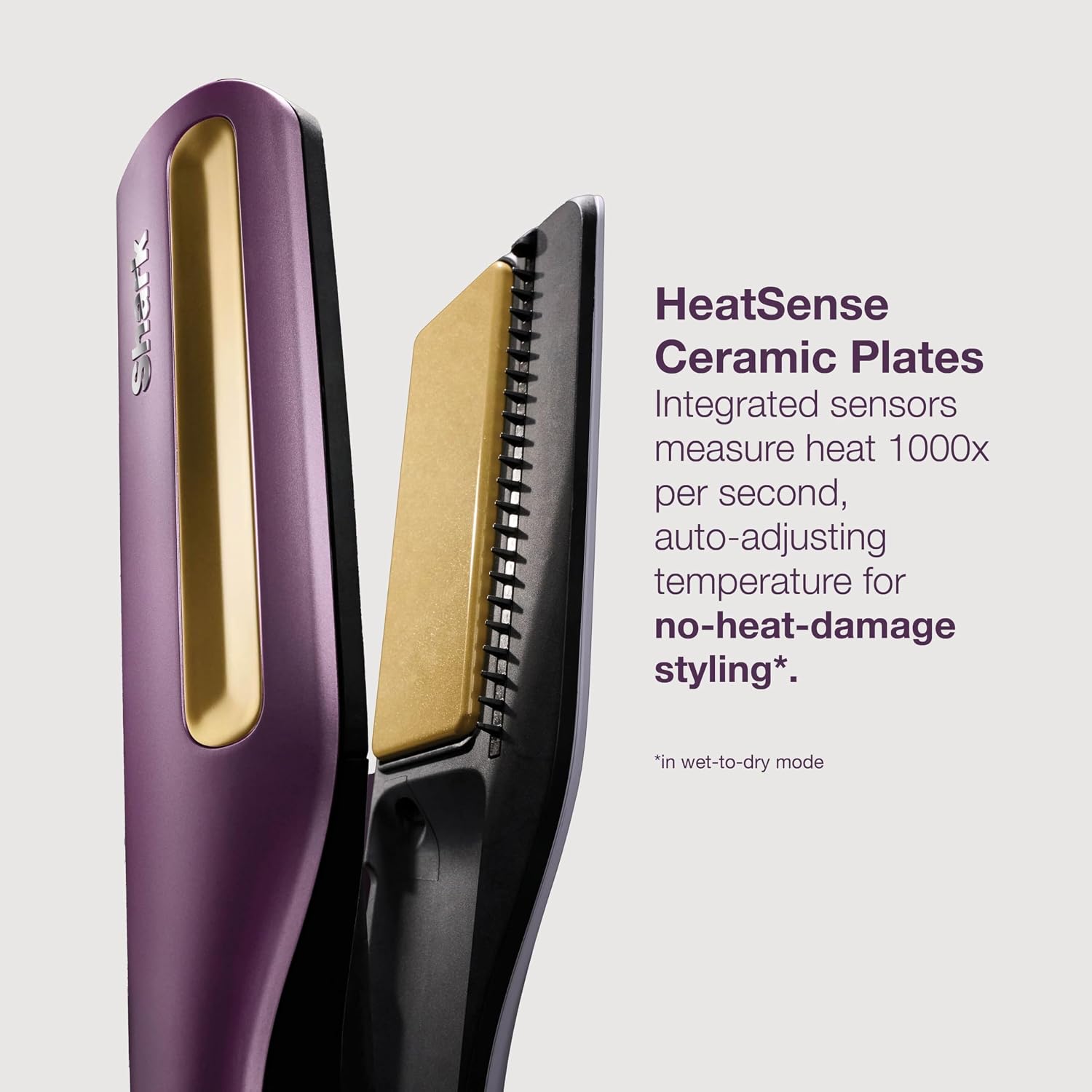 Detalle de Shark SilkiPro Hair Straightener & Dryer | HT401UKPU