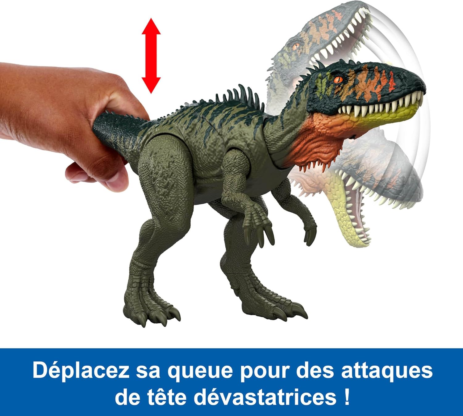 Thumbnail 2 de Tyrannotitán Méga Prédateurs — Figurine Jurassic World Renaissance par Mattel (JCL75), 34,29 cm