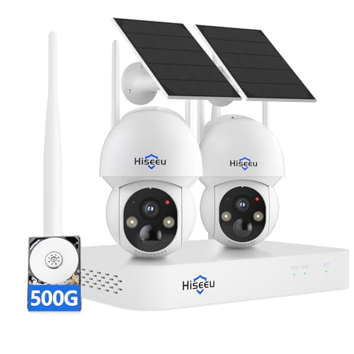 Detalle de Hiseeu Solar Security Camera 4MP ⚙
