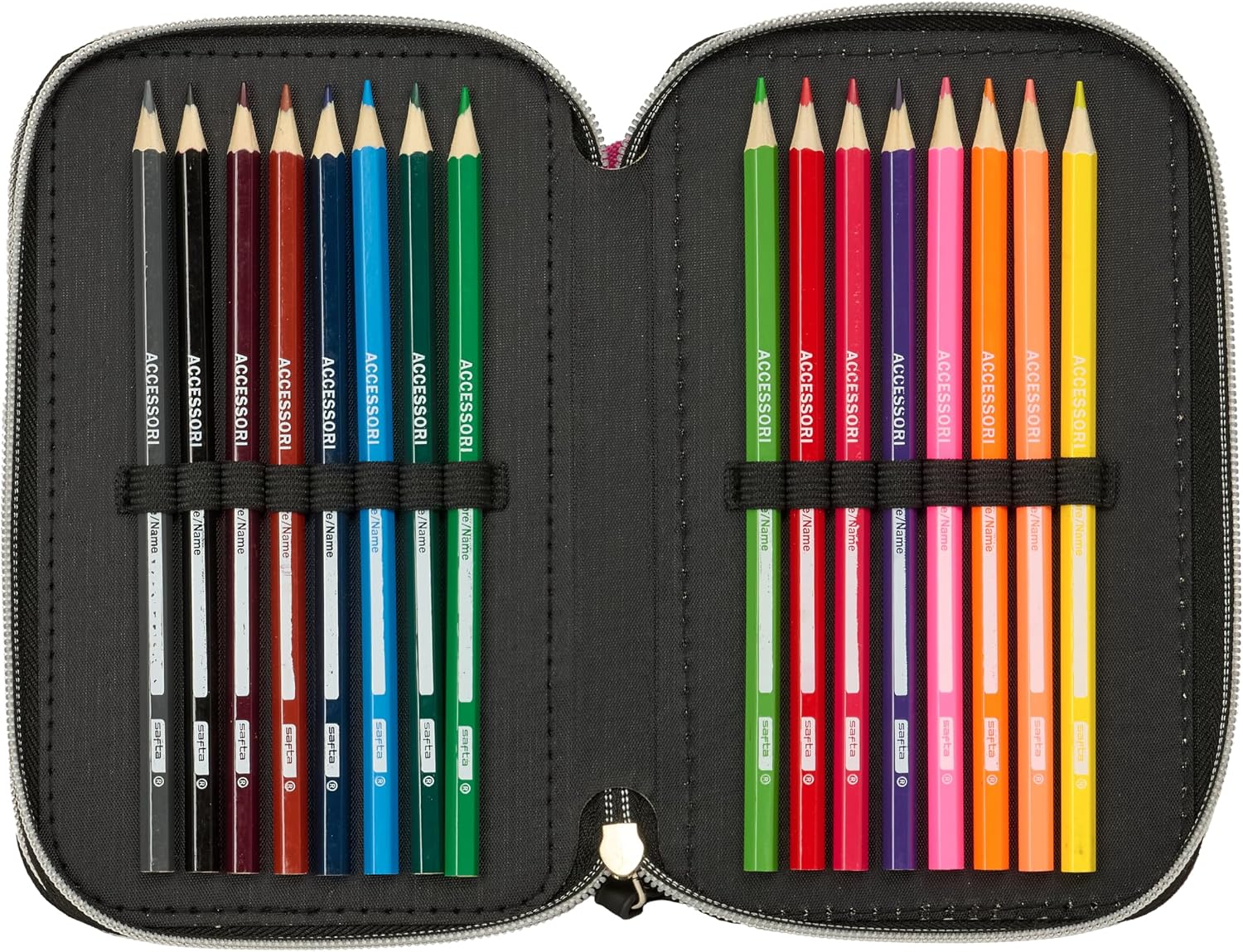 Detalle de Safta K-POP Demon Hunters ENERGY – Astuccio scuola con 37 pezzi, resistente e versatile