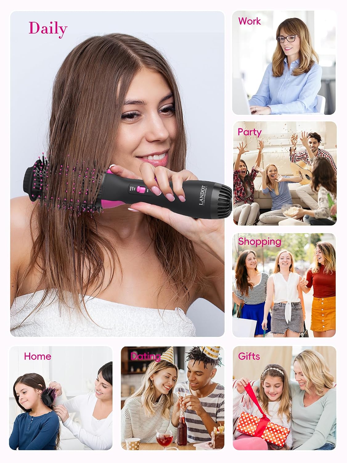 Thumbnail 6 de Hair Dryer Brush 60mm Oval Volumizer